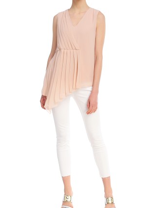 Бежевый топ MARELLA: фото 1 - Invogue